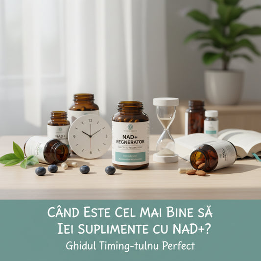 Când Este Cel Mai Bine să Iei Suplimente cu NAD+? Ghidul Timing-ului Perfect
