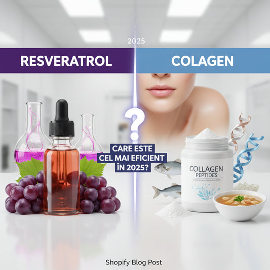 Resveratrol vs Colagen pentru Piele: Care Este Cel Mai Eficient în 2025?
