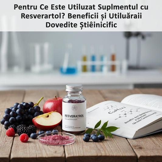 Pentru Ce Este Utilizat Suplimentul cu Resveratrol? Beneficii și Utilizări Dovedite Științific