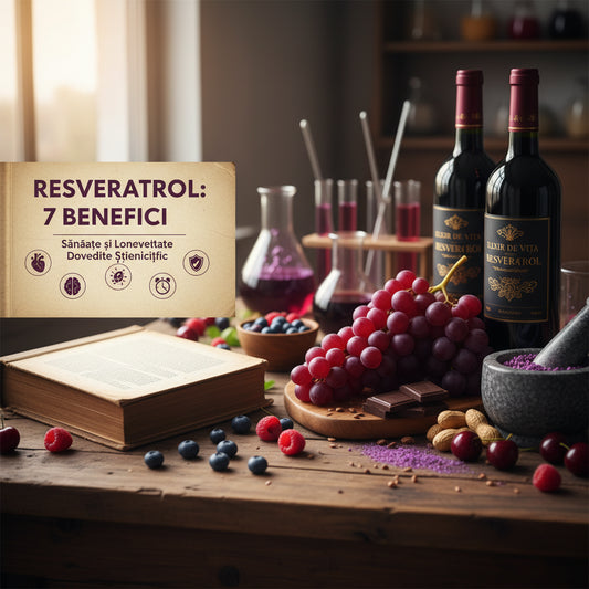 Resveratrol: 7 Beneficii Științific Dovedite pentru Sănătate și Longevitate