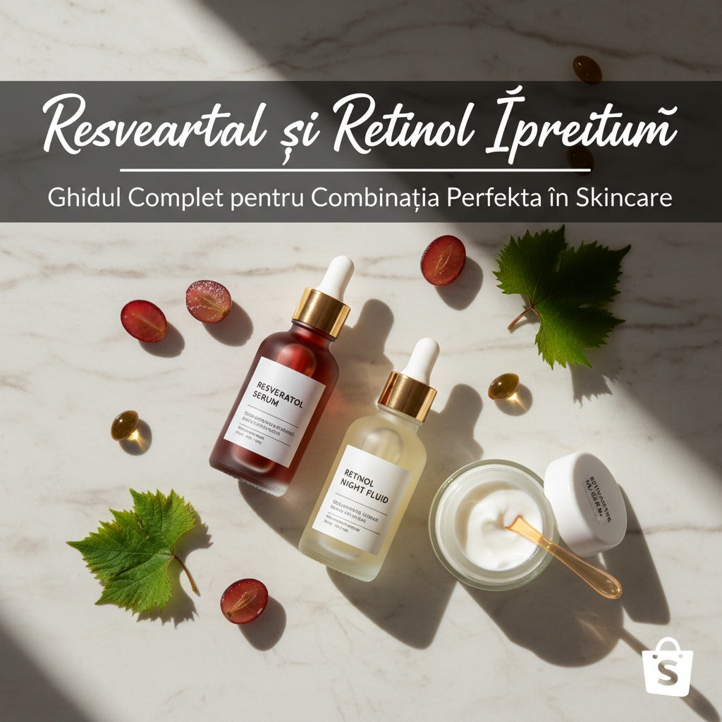 Resveratrol și Retinol Împreună: Ghidul Complet pentru Combinația Perfectă în Skincare