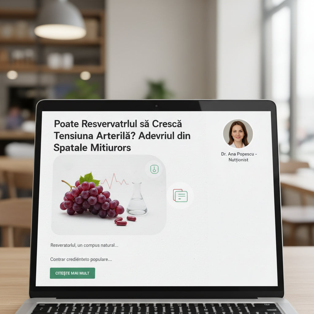 Poate Resveratrolul să Crească Tensiunea Arterială? Adevărul din Spatele Miturilor