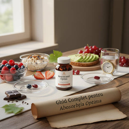 Se ia resveratrolul cu sau fără alimente? Ghidul complet pentru absorbția optimă