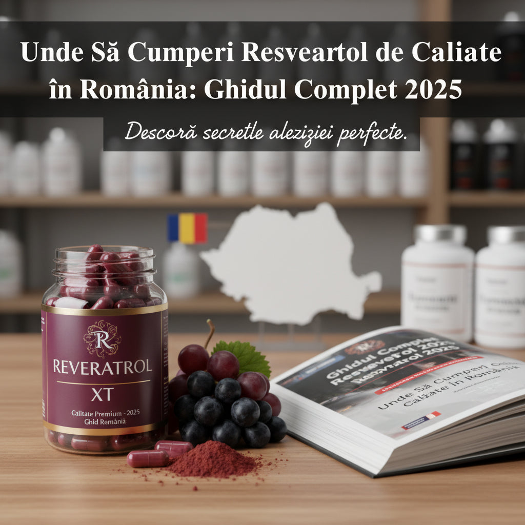 Unde Să Cumperi Resveratrol de Calitate în România: Ghidul Complet 2025