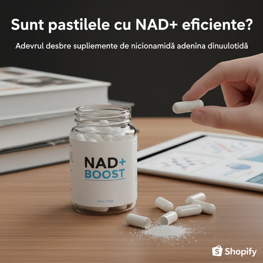 Sunt pastilele cu NAD+ eficiente? Adevărul despre suplimentele de nicotinamidă adenină dinucleotidă