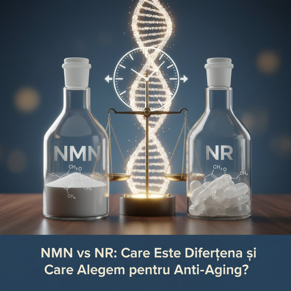 NMN vs NR: Care Este Diferența și Care Alegem pentru Anti-Aging?