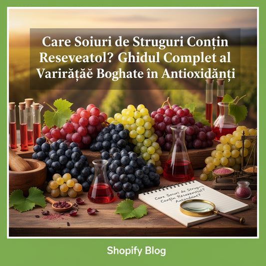 Care Soiuri de Struguri Conțin Resveratrol? Ghidul Complet al Varietăților Bogate în Antioxidanți
