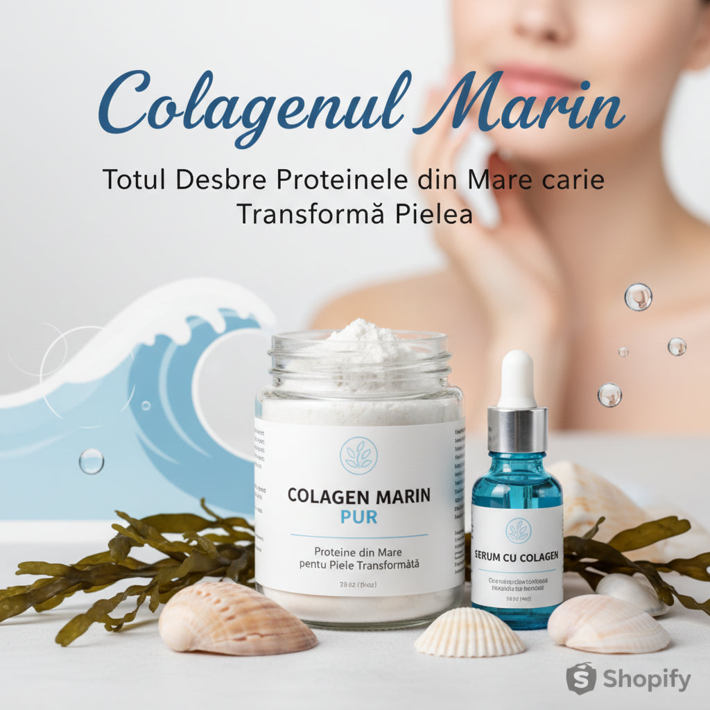 Colagenul Marin: Totul Despre Proteinele din Mare care Transformă Pielea