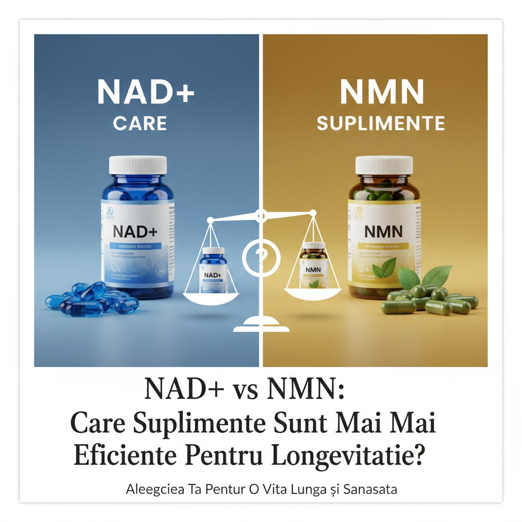 NAD+ vs NMN: Care Suplimente Sunt Mai Eficiente Pentru Longevitate?