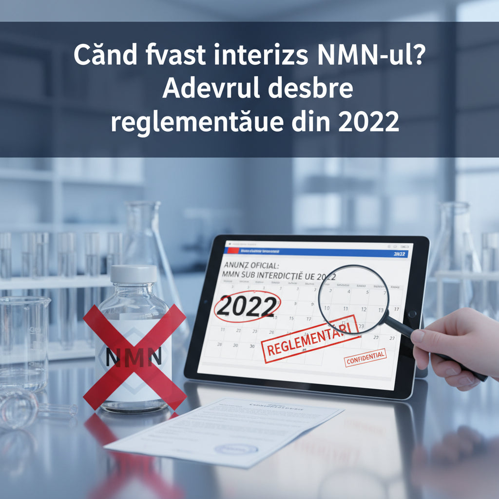 Când a fost interzis NMN-ul? Adevărul despre reglementările din 2022