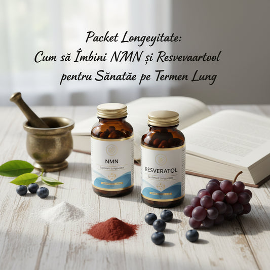 Pachet Longevitate: Cum să Îmbini NMN și Resveratrol pentru Sănătate pe Termen Lung