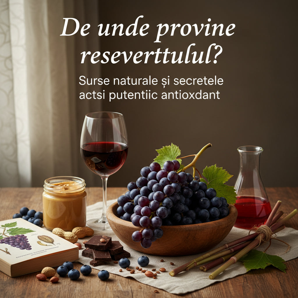 De unde provine resveratrolul? Surse naturale și secretele acestui puternic antioxidant