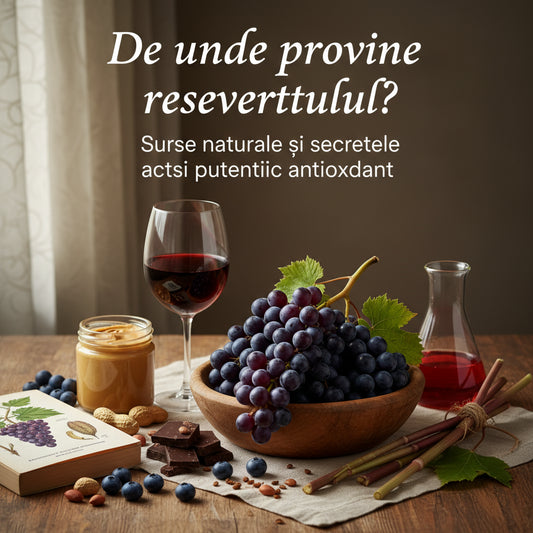 De unde provine resveratrolul? Surse naturale și secretele acestui puternic antioxidant