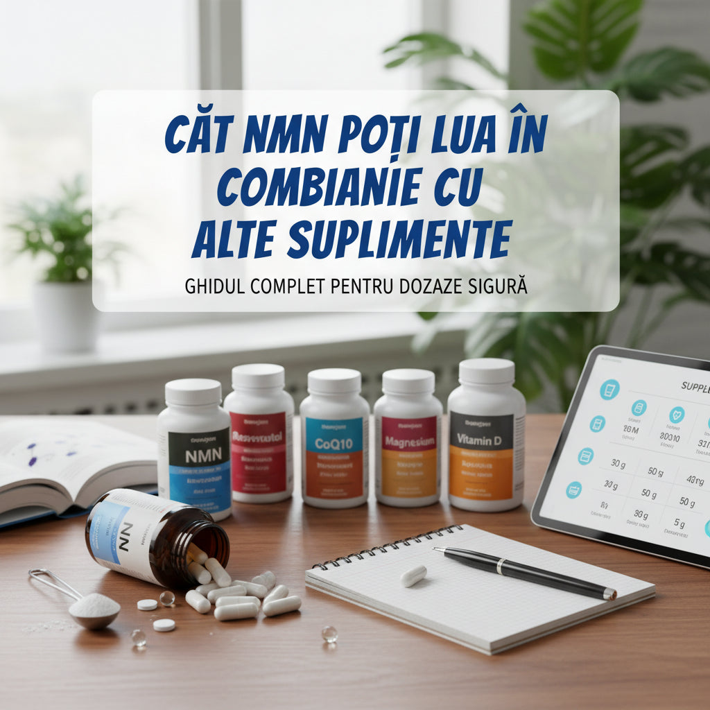 Cât NMN Poți Lua în Combinație cu Alte Suplimente: Ghidul Complet pentru Dozare Sigură