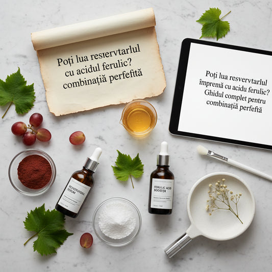 Poți lua resveratrolul împreună cu acidul ferulic? Ghidul complet pentru combinația perfectă