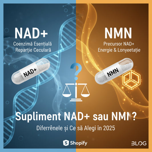 Supliment NAD+ sau NMN? Diferențele și Ce să Alegi în 2025