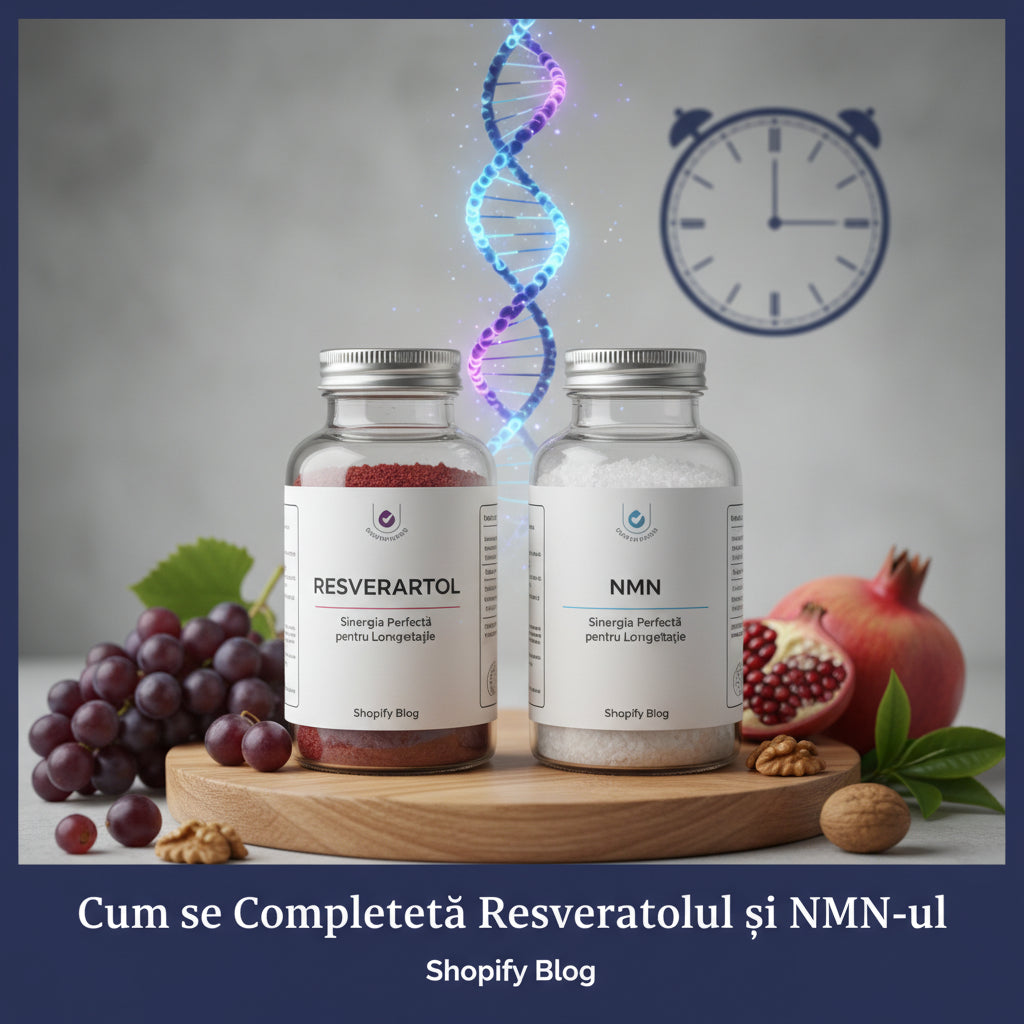 Cum se Completează Resveratrolul și NMN-ul: Sinergia Perfectă pentru Longevitate