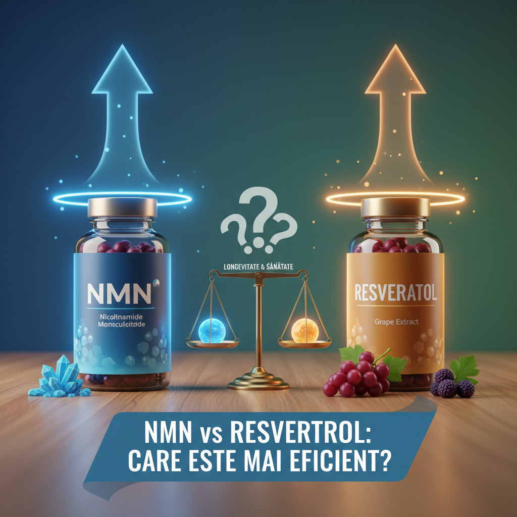 NMN vs Resveratrol: Care Este Mai Eficient Pentru Longevitate și Sănătate?