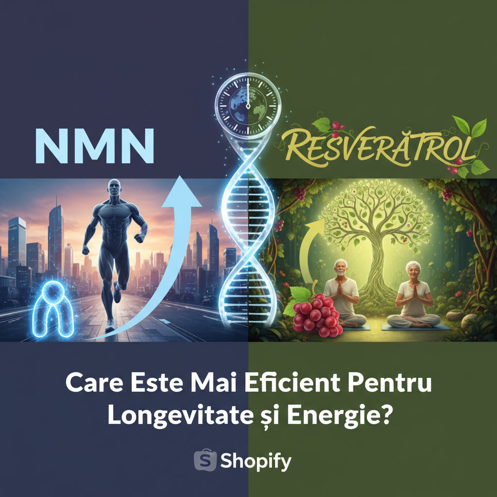 NMN vs Resveratrol: Care Este Mai Eficient Pentru Longevitate și Energie?