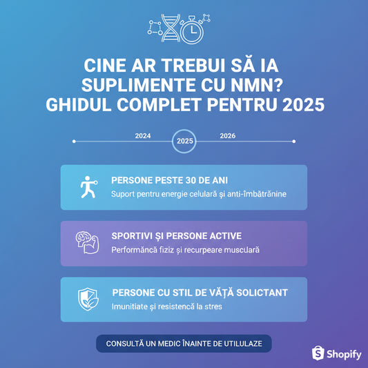 Cine ar trebui să ia suplimente cu NMN? Ghidul complet pentru 2025