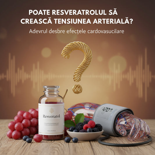 Poate resveratrolul să crească tensiunea arterială? Adevărul despre efectele cardiovasculare