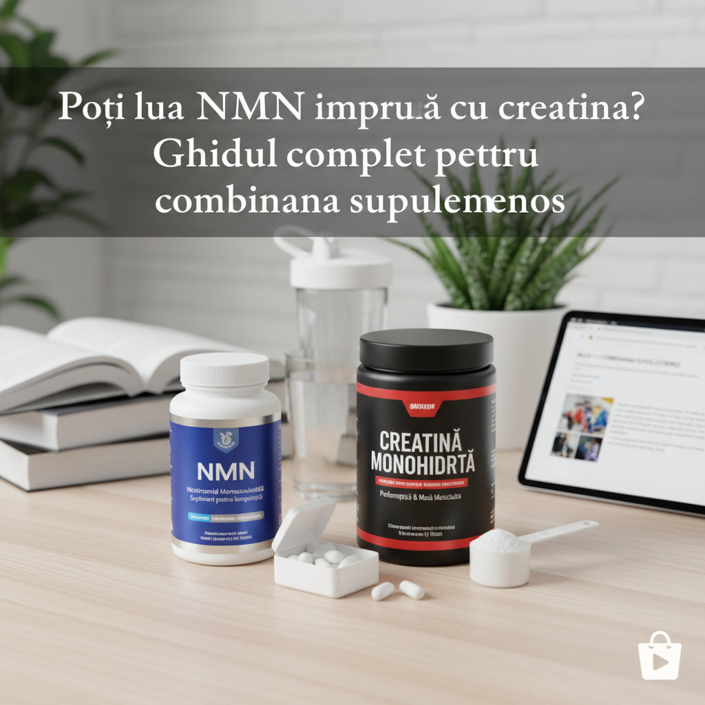 Poți lua NMN împreună cu creatina? Ghidul complet pentru combinarea suplimentelor