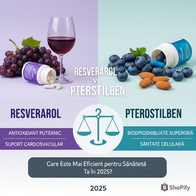 Resveratrol vs Pterostilben: Care Este Mai Eficient pentru Sănătatea Ta în 2025?