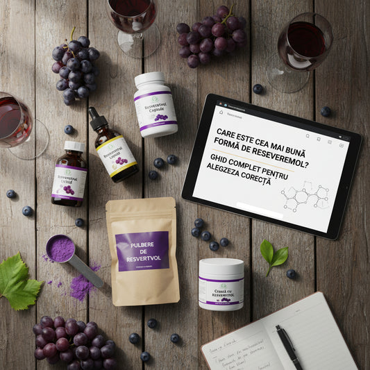 Care Este Cea Mai Bună Formă de Resveratrol? Ghid Complet pentru Alegerea Corectă