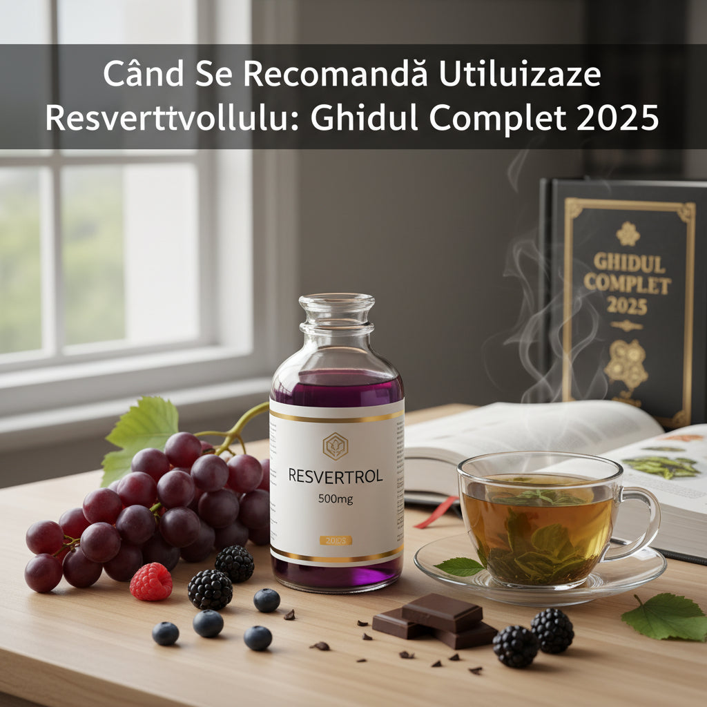 Când Se Recomandă Utilizarea Resveratrolului: Ghidul Complet 2025