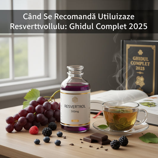 Când Se Recomandă Utilizarea Resveratrolului: Ghidul Complet 2025