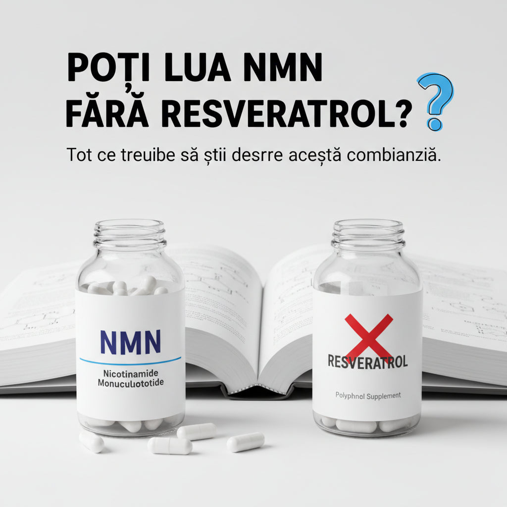 Poți lua NMN fără Resveratrol? Tot ce trebuie să știi despre această combinație