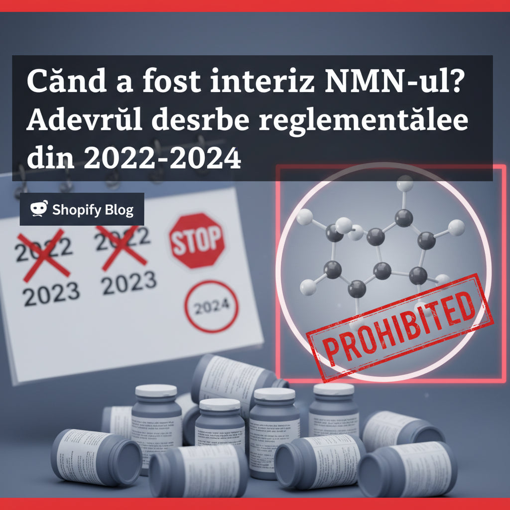 Când a fost interzis NMN-ul? Adevărul despre reglementările din 2022-2024