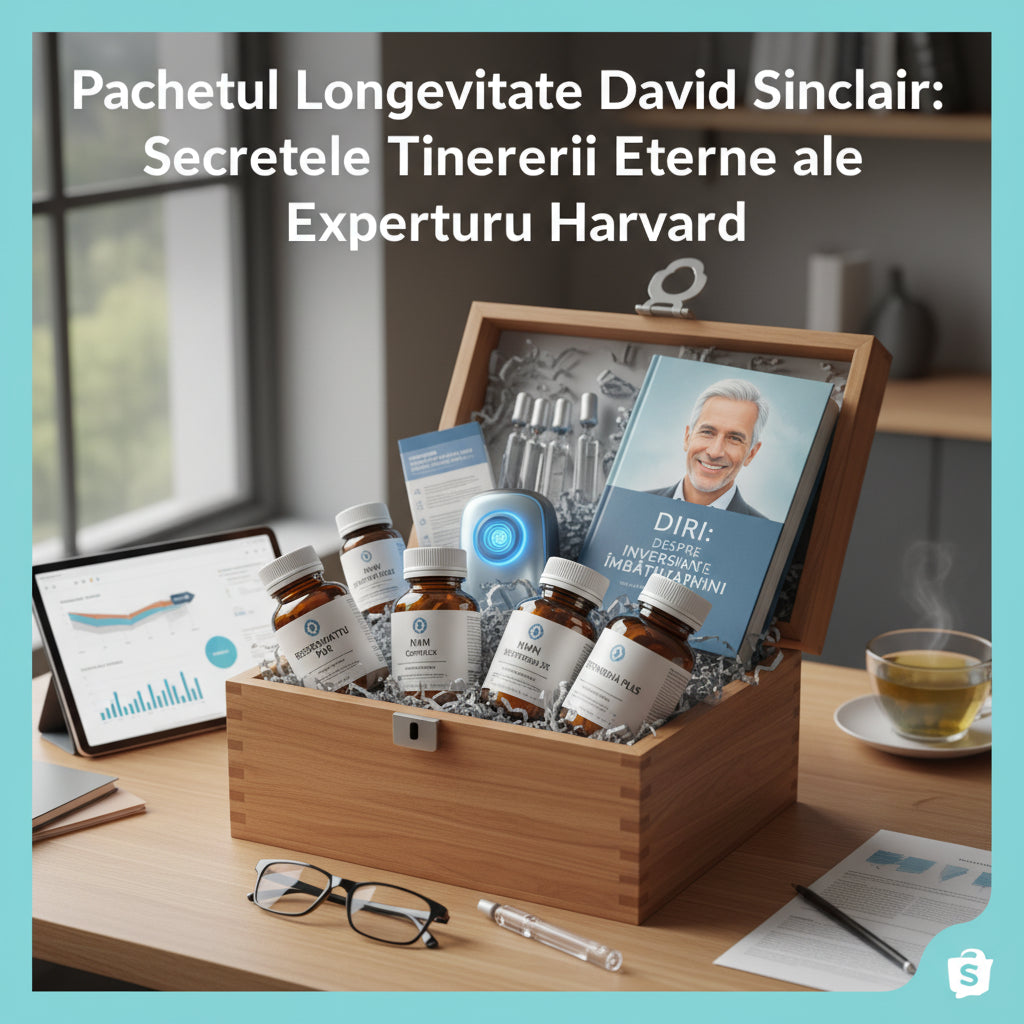 Pachetul Longevitate David Sinclair: Secretele Tinererii Eterne ale Expertului Harvard