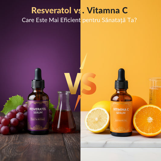 Resveratrol vs Vitamina C: Care Este Mai Eficient pentru Sănătatea Ta?