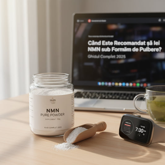 Când Este Recomandat să Iei NMN sub Formă de Pulbere? Ghidul Complet 2025