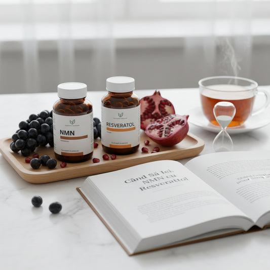 Când Să Iei NMN cu Resveratrol: Ghidul Complet pentru Timing Optim