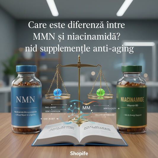Care este diferența între NMN și niacinamidă? Ghidul complet pentru supplementele anti-aging