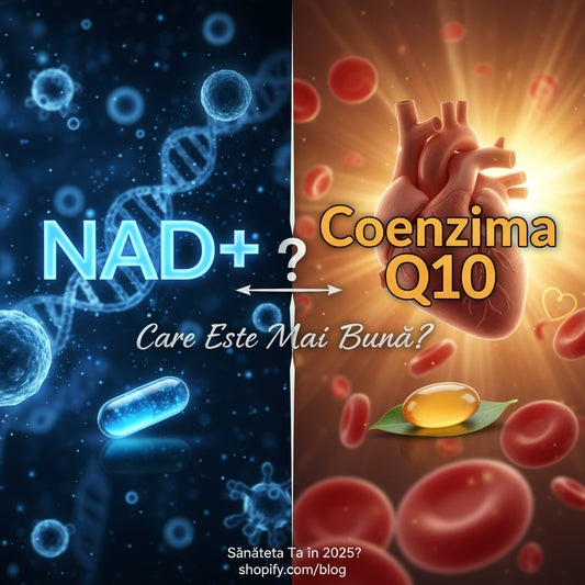 NAD+ sau Coenzima Q10: Care Este Mai Bună pentru Sănătatea Ta în 2025?