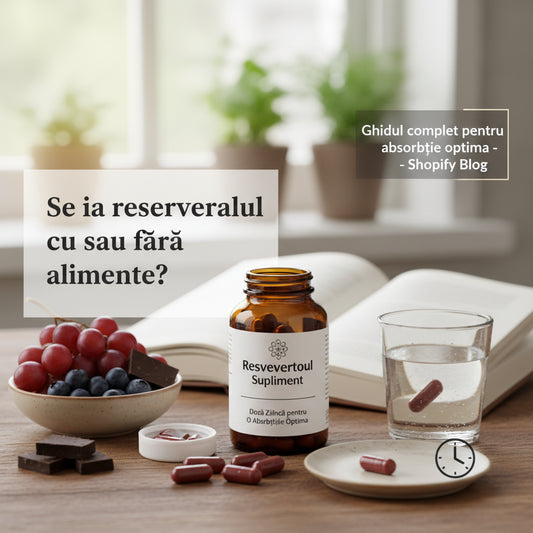 Se ia resveratrolul cu sau fără alimente? Ghidul complet pentru absorbție optimă