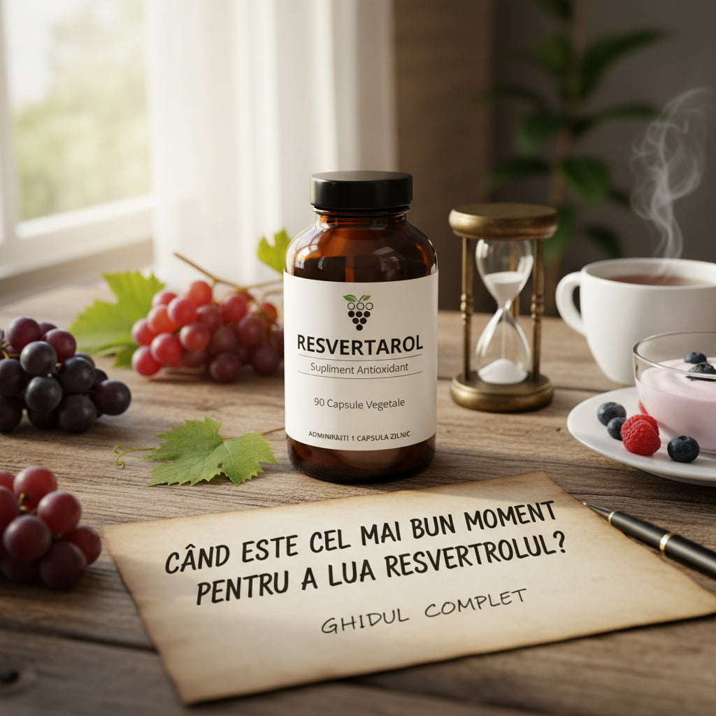 Când Este Cel Mai Bun Moment pentru a Lua Resveratrolul? Ghidul Complet