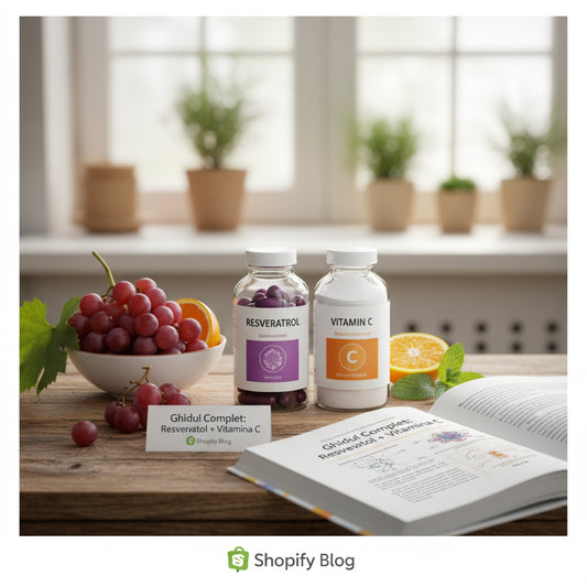 Poți lua resveratrol împreună cu vitamina C? Ghidul complet pentru combinația perfectă