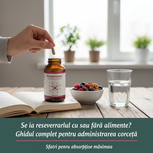Se ia resveratrolul cu sau fără alimente? Ghidul complet pentru administrarea corectă