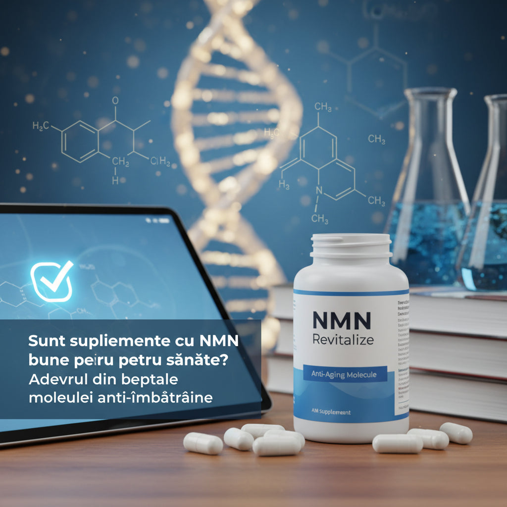 Sunt suplimentele cu NMN bune pentru sănătate? Adevărul din spatele moleculei anti-îmbătrânire
