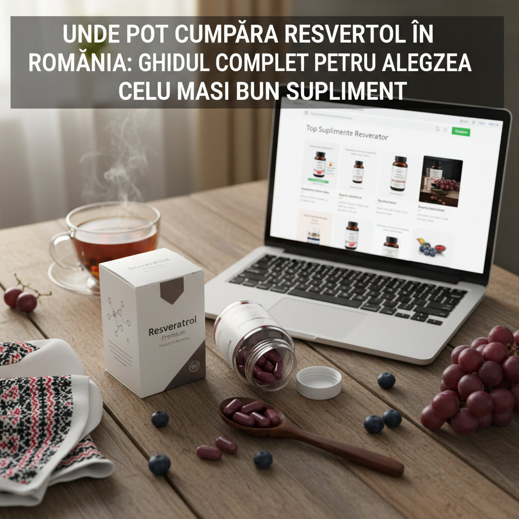 Unde Pot Cumpăra Resveratrol în România: Ghidul Complet pentru Alegerea Celui Mai Bun Supliment