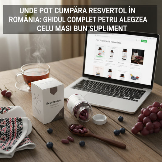 Unde Pot Cumpăra Resveratrol în România: Ghidul Complet pentru Alegerea Celui Mai Bun Supliment