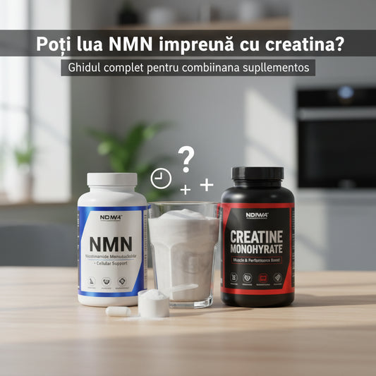 Poți lua NMN împreună cu creatina? Ghidul complet pentru combinarea suplimentelor