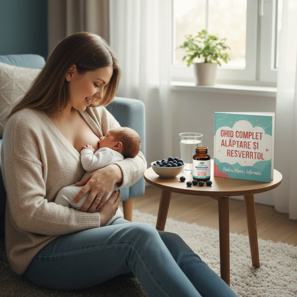 Se poate lua resveratrol în timpul alăptării? Ghidul complet pentru mămicile care alăptează