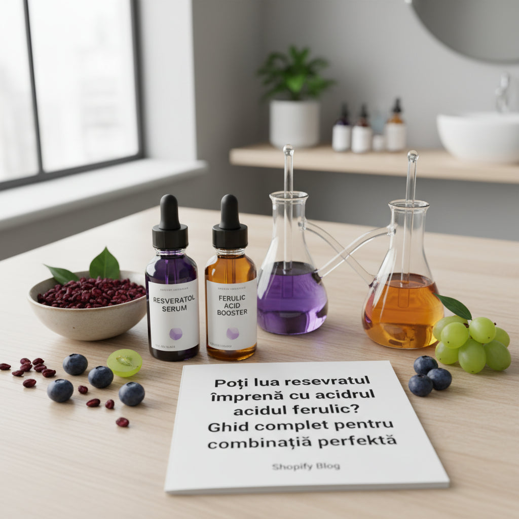 Poți lua resveratrol împreună cu acidul ferulic? Ghid complet pentru combinația perfectă