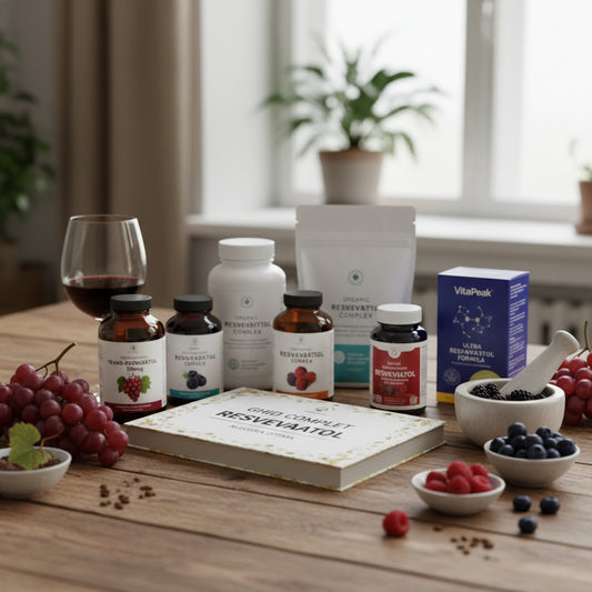Care este cel mai bun supliment cu resveratrol? Ghidul complet pentru alegerea optimă
