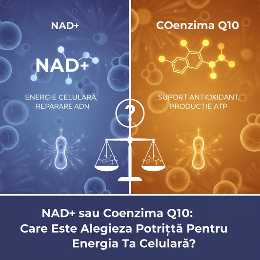 NAD+ sau Coenzima Q10: Care Este Alegerea Potrivită Pentru Energia Ta Celulară?